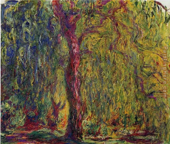 Weeping Willow 4 painting - Claude Monet Weeping Willow 4 art painting